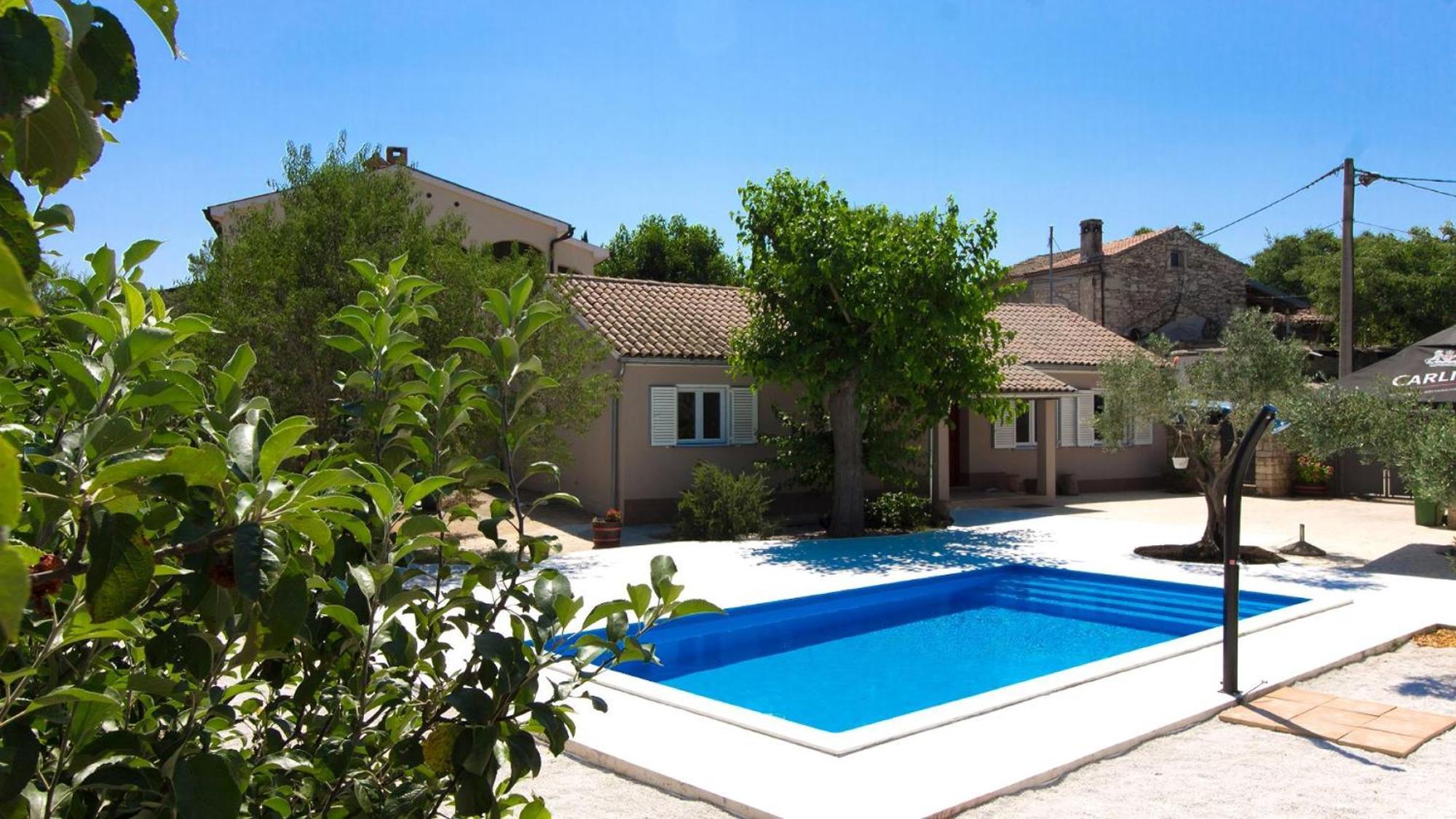 Ferienhaus Aqua Mit Pool Jadreški Buitenkant foto