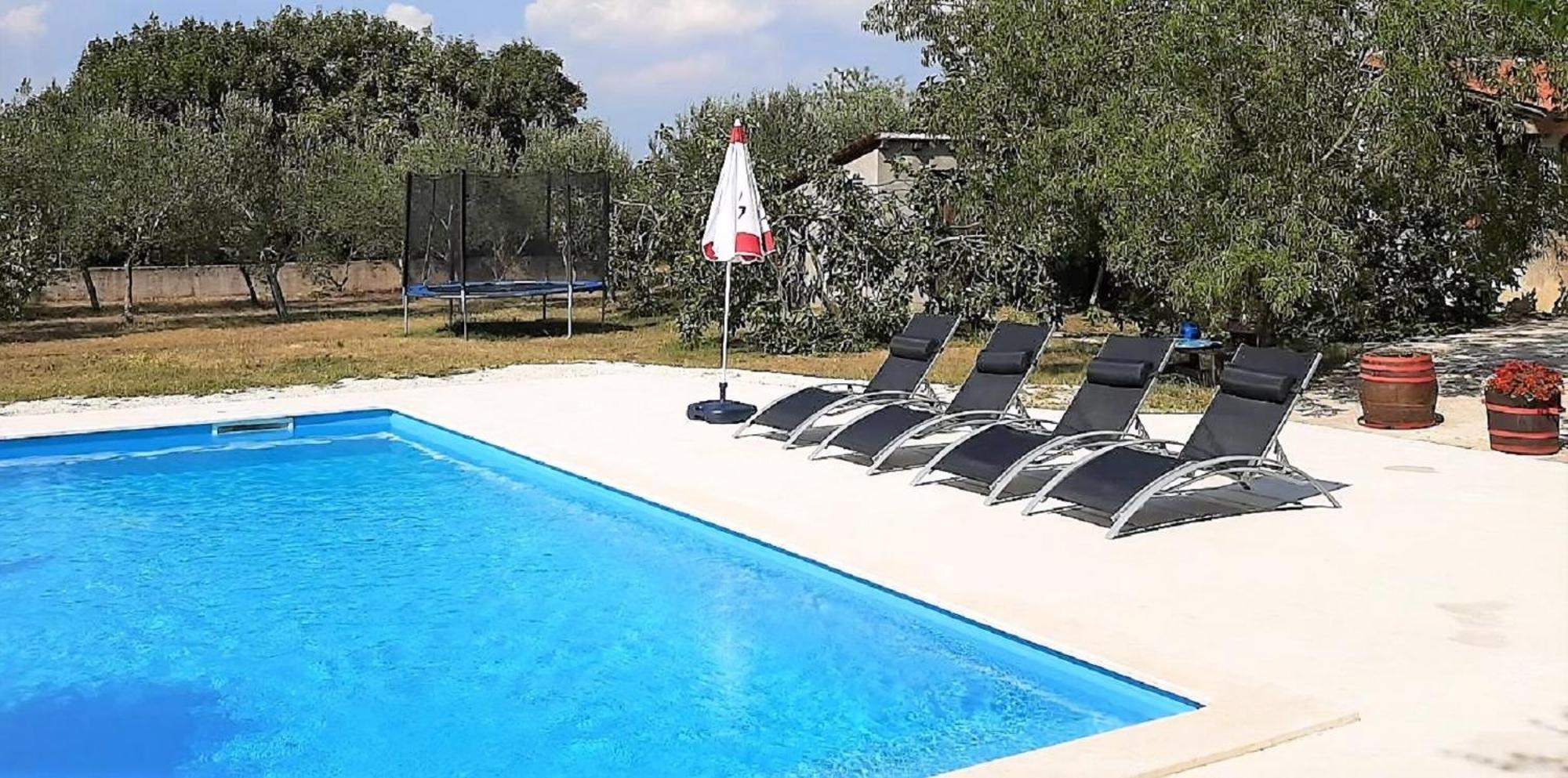 Ferienhaus Aqua Mit Pool Jadreški Buitenkant foto