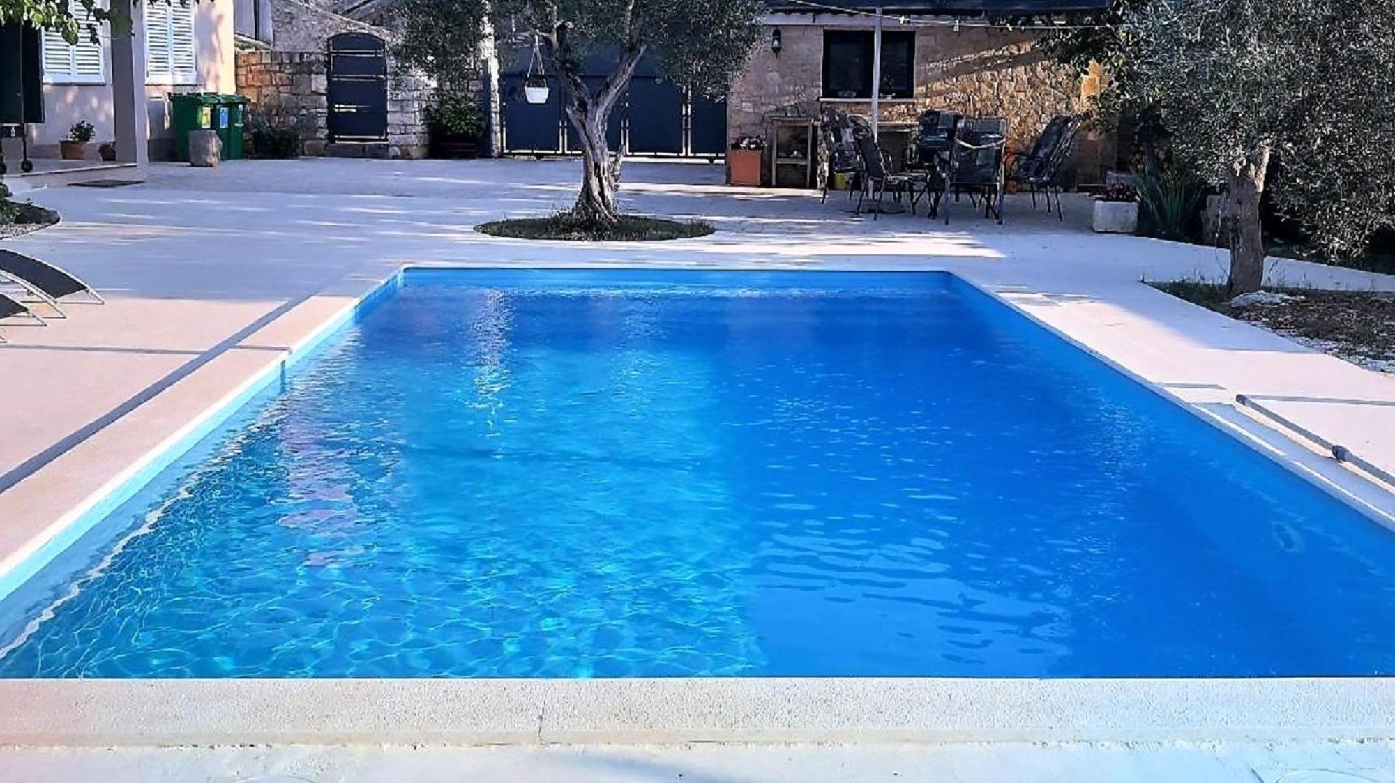 Ferienhaus Aqua Mit Pool Jadreški Buitenkant foto
